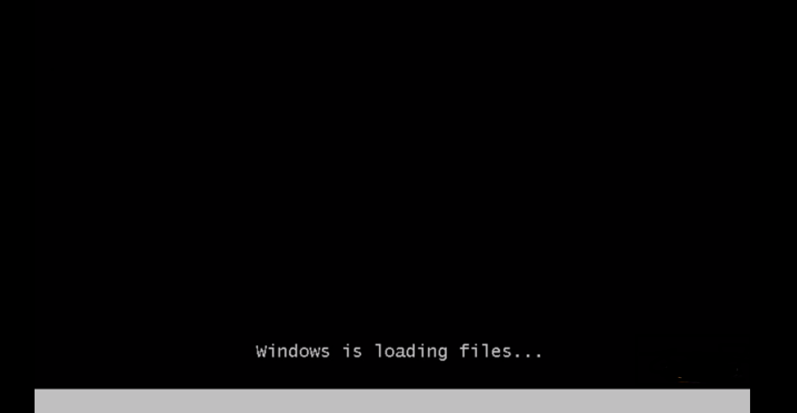 windows is loading files
